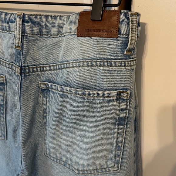 Cuidado Con El Perro Women’s Light Wash Straight Denim Jeans 100% Cotton Size 4 - Picture 7 of 15